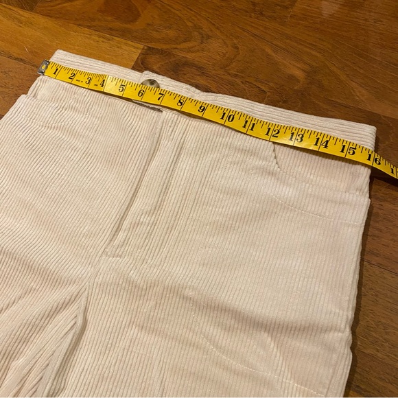 Vanilla Corduroy High Waisted Straight Leg with slight Barrel Leg Pants, Canada - Picture 11 of 13